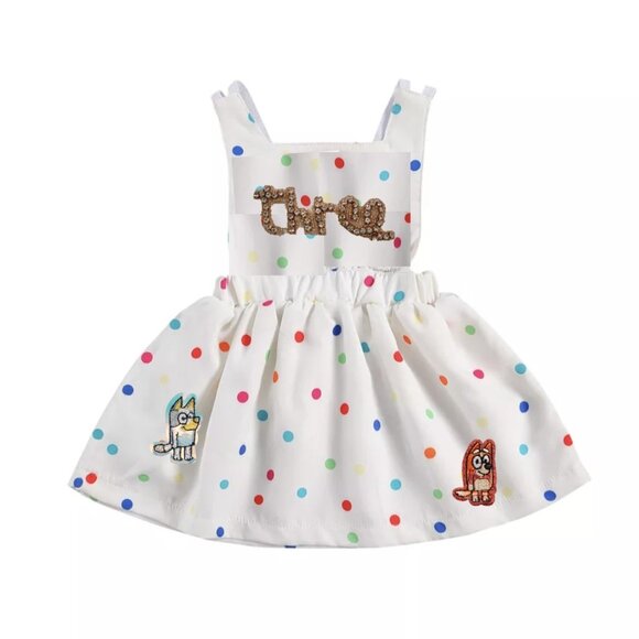 Bingo Dress Smash Cake Third Birthday Bluey Dress Bluey Birthday Clothes